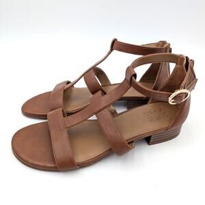 Naturalizer Brown Strappy Sandals
